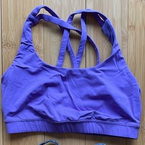 Lululemon Energy Bra size 6 Power Purple